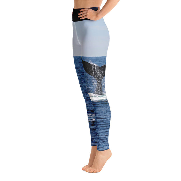 Save the Whales Yoga Leggings