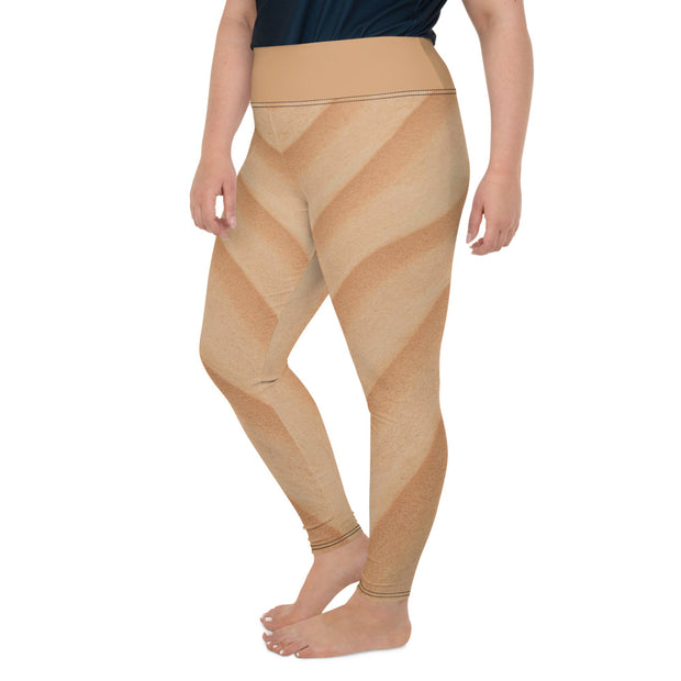 Athleisure Plus Size Leggings with great prints and colorful patterns like Athleisure leggings by Lululemon Athletica, Fabletics, Sweaty Betty, Under Armour, Nike and Adidas 