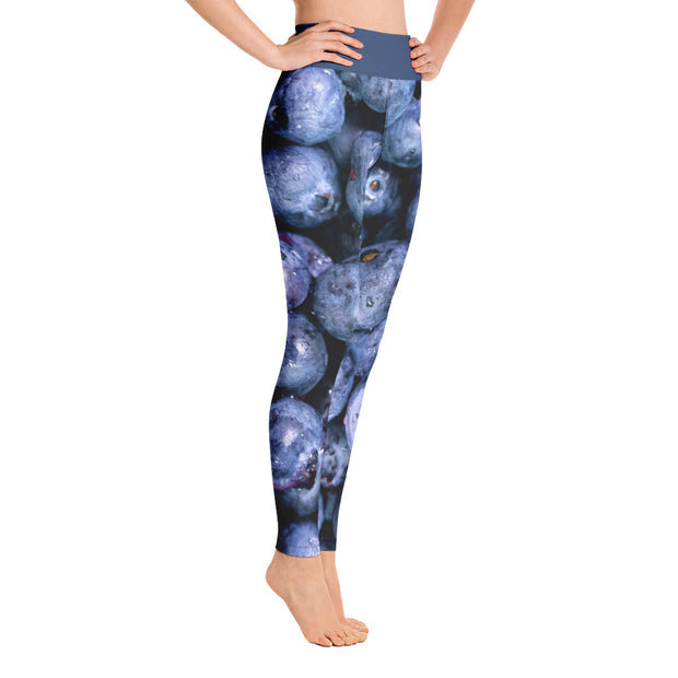 Bombastic Blueberries Yoga Leggings