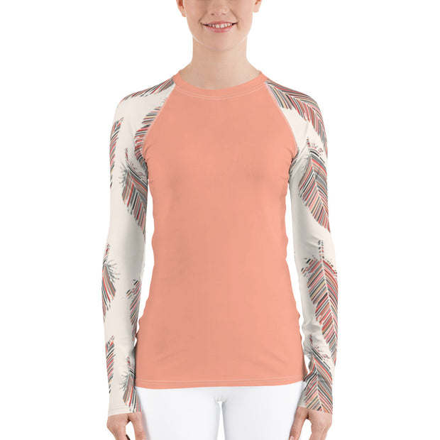 Falling Feathers Fitness Top