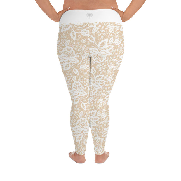 Love Lace Plus Size Yoga Leggings