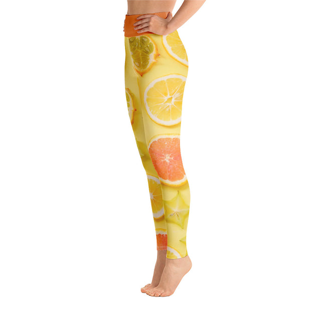 Citrus Medley Yoga Leggings