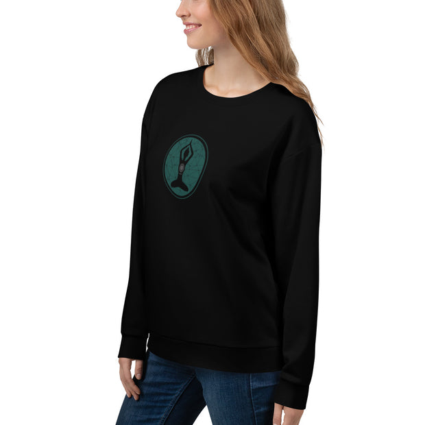 LSB "Lujann Girl" CLassic Crewneck Sweatshirt in Forest Biome