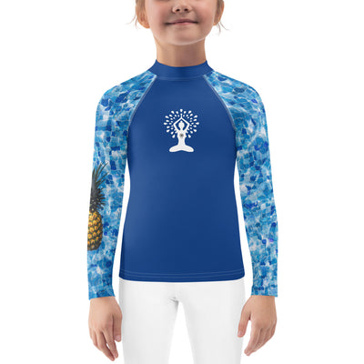 "Who Threw the Pineapple In the Pool?" Little Lady Fitness Rash Guard Top
