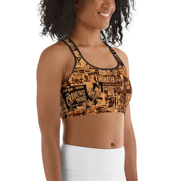 "Fright Night" Fitness Bra