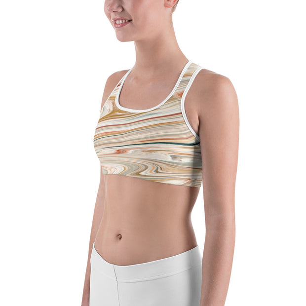 "Sahara Sands" Unpadded Fitness Bra