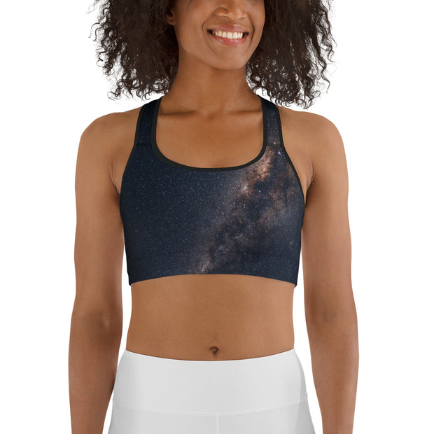 Milky Way Out There Sports Bra