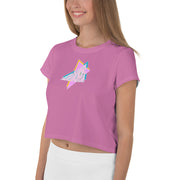 Pretty In Pink Crop Tee