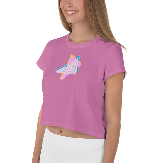 Pretty In Pink Crop Tee