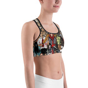 "Horror Flix" Fitness Bra