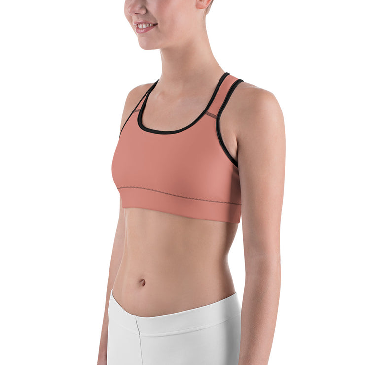 LSB Unpadded Fitness Bra in Crabapple