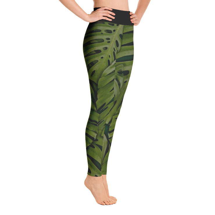 Peeping Palm Yoga Leggings