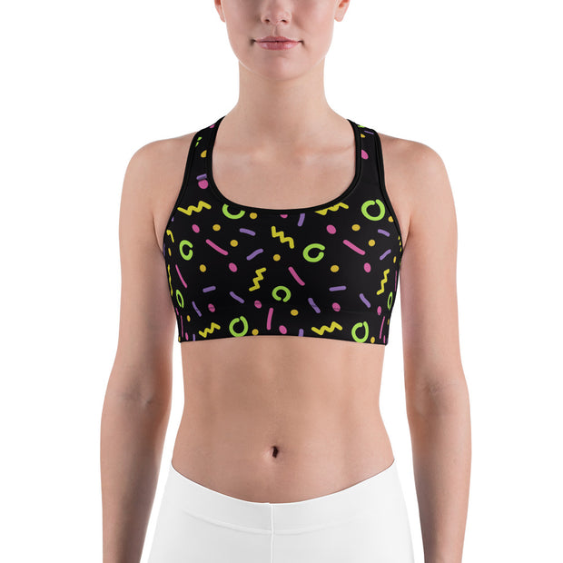 Girls Just Wanna Have Fun Sports Bra