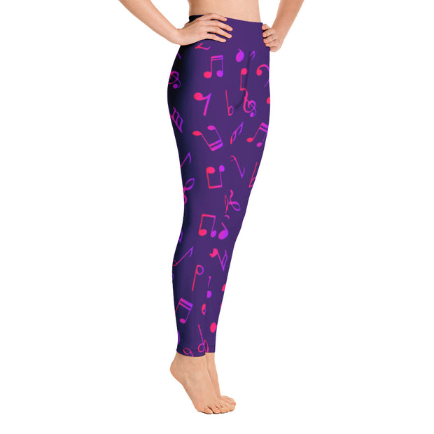 Purple Rhapsody Yoga Leggings