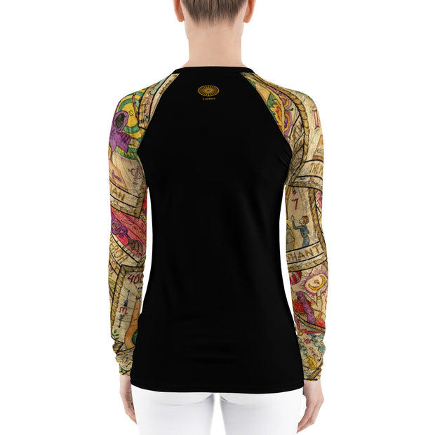 "Fortune Teller" Land & Sea Fitness Top