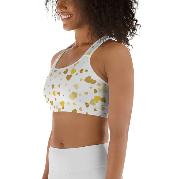 Love is In the Air Sports Bra