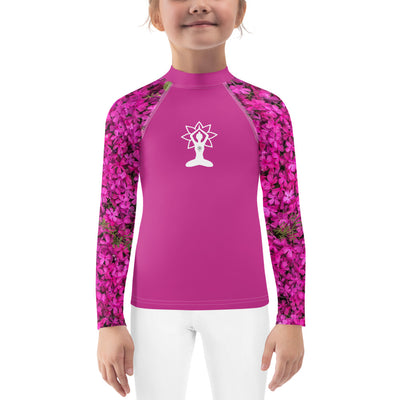 "Jane Fell In the Flower Garden....Again" Little Lady Fitness Rash Guard Top