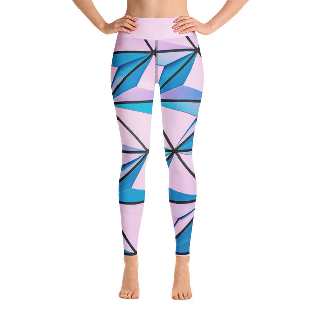 South Beach Art Deco Yoga Leggings