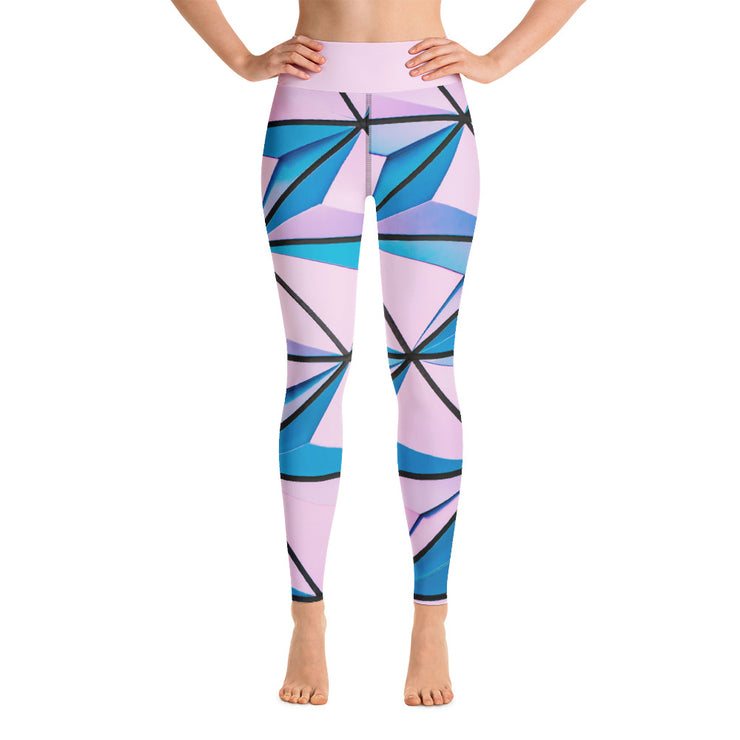South Beach Art Deco Yoga Leggings