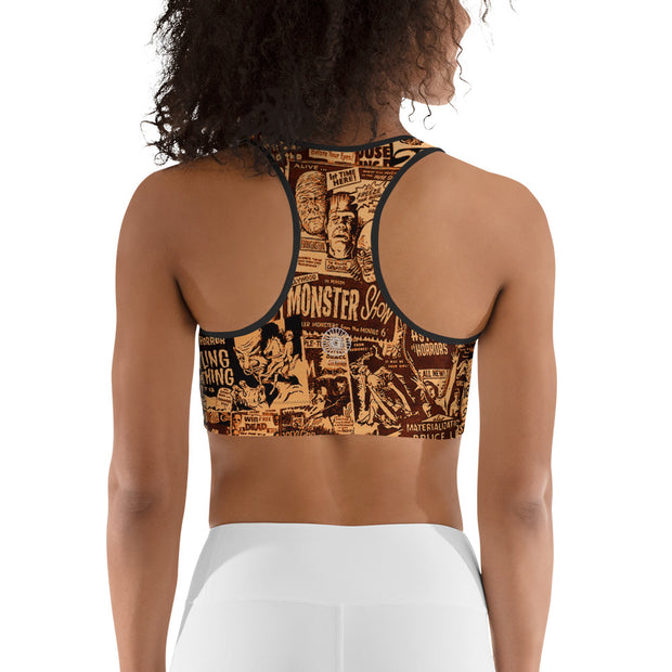 "Fright Night" Fitness Bra