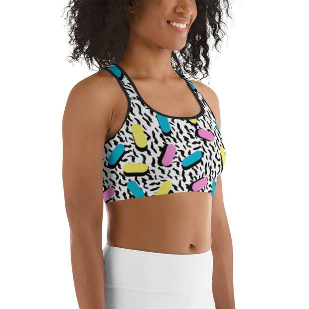 "Take a Chill Pill" Sports Bra