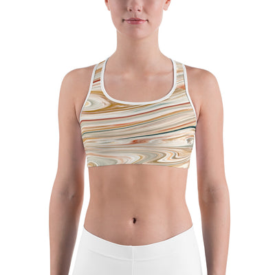 "Sahara Sands" Unpadded Fitness Bra