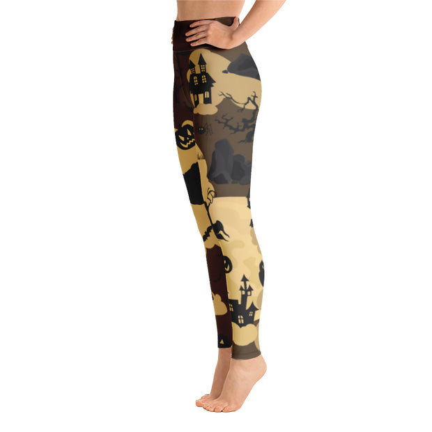 Activewear Athleisure Yoga Leggings similar to athleisure yoga leggings by Lululemon Athletica, Fabletics, Sweaty Betty, Under Armour, Nike, Nordstrom and Adidas for yoga, fitness, Pilates, workouts in moisture-wicking fabric, high fashion prints and bright colors for hiking, camping, surfing, running, swimming, snorkeling, and other outdoor activities as well as lounging, meditation, stretching and relaxing, all for the city girl
