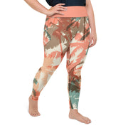 Athleisure Plus Size Leggings with great prints and colorful patterns like Athleisure leggings by Lululemon Athletica, Fabletics, Sweaty Betty, Under Armour, Nike and Adidas 