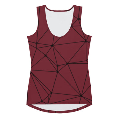 LSB GeoLine Fitness Tank Top in Biking Red