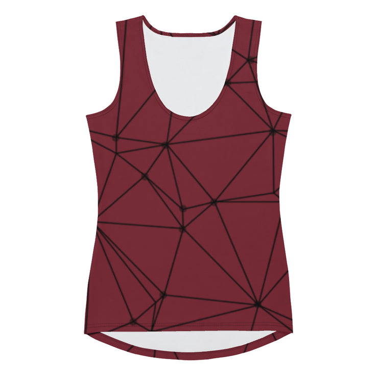 LSB GeoLine Fitness Tank Top in Biking Red