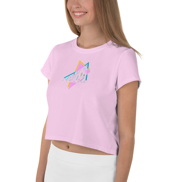 Pretty In Pink Crop Tee