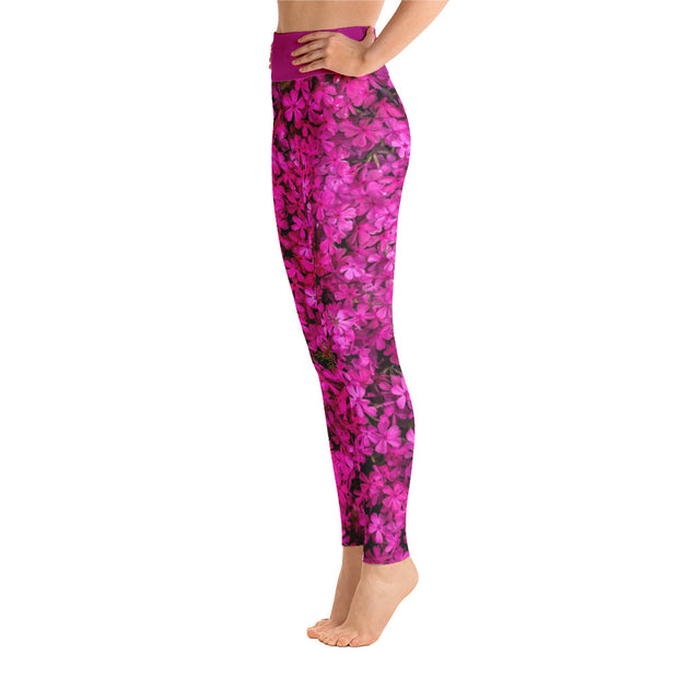 "Jane Fell in the Flower Garden...Again" Yoga Leggings