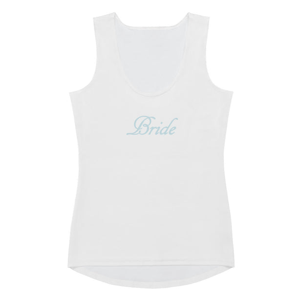 Powder Blue Puff Bride Tank Top