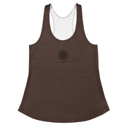 LSB Racerback Fitness Tank Top in Chicory Coffee