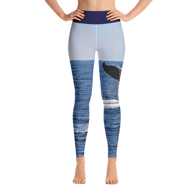 Save the Whales Yoga Leggings