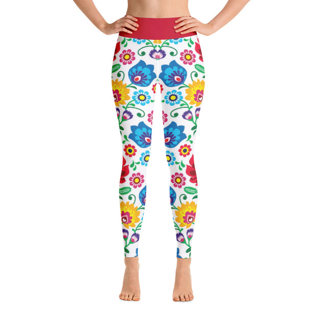Kisses From Krakow Yoga Leggings