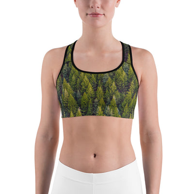 "Lost In the Woods" Unpadded Fitness Bra