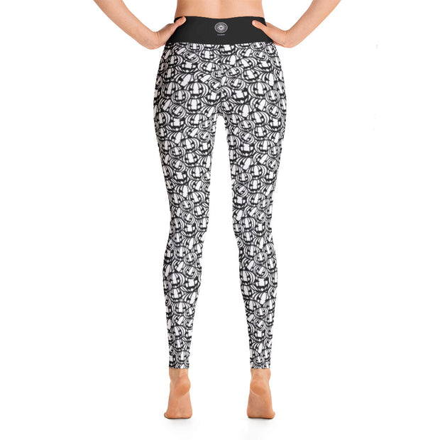 Activewear Athleisure Yoga Leggings similar to athleisure yoga leggings by Lululemon Athletica, Fabletics, Sweaty Betty, Under Armour, Nike, Nordstrom and Adidas for yoga, fitness, Pilates, workouts in moisture-wicking fabric, high fashion prints and bright colors for hiking, camping, surfing, running, swimming, snorkeling, and other outdoor activities as well as lounging, meditation, stretching and relaxing, all for the city girl