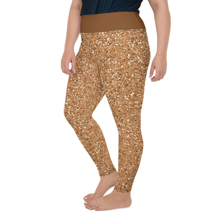 Athleisure Plus Size Leggings with great prints and colorful patterns like Athleisure leggings by Lululemon Athletica, Fabletics, Sweaty Betty, Under Armour, Nike and Adidas 