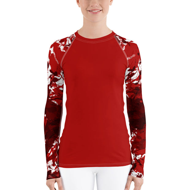 "Scarlet Stain" Land & Sea Fitness Top