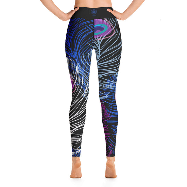 Activewear Athleisure Yoga Leggings similar to athleisure yoga leggings by Lululemon Athletica, Fabletics, Sweaty Betty, Under Armour, Nike, Nordstrom and Adidas for yoga, fitness, Pilates, workouts in moisture-wicking fabric, high fashion prints and bright colors for hiking, camping, surfing, running, swimming, snorkeling, and other outdoor activities as well as lounging, meditation, stretching and relaxing, all for the city girl