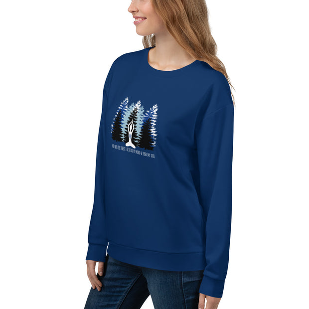 "Into the Forest" Pullover Fitness Sweatshirt