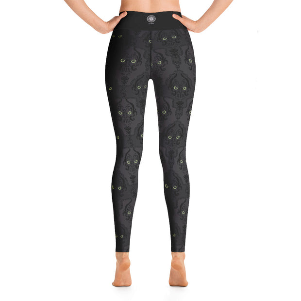 Activewear Athleisure Yoga Leggings similar to athleisure yoga leggings by Lululemon Athletica, Fabletics, Sweaty Betty, Under Armour, Nike and Adidas for yoga, fitness, Pilates, workouts in moisture-wicking fabric, high fashion prints and bright colors for hiking, camping, surfing, running, swimming, snorkeling, and other outdoor activities as well as lounging, meditation, stretching and relaxing, all for the city girl
