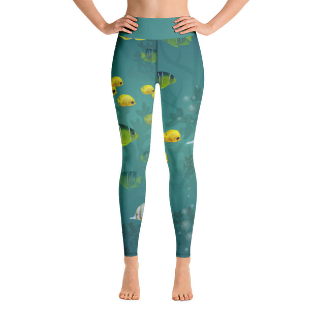 Fish Festival Yoga Leggings