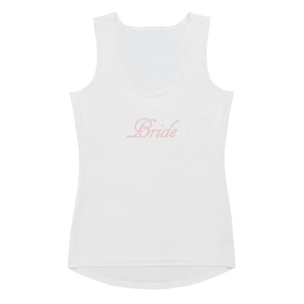 Pink Powder Puff Bride Tank Top