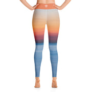 Activewear Athleisure Yoga Leggings similar to athleisure yoga leggings by Lululemon Athletica, Fabletics, Sweaty Betty, Under Armour, Nike and Adidas for yoga, fitness, Pilates, workouts in moisture-wicking fabric, high fashion prints and bright colors for hiking, camping, surfing, running, swimming, snorkeling, and other outdoor activities as well as lounging, meditation, stretching and relaxing, all for the city girl