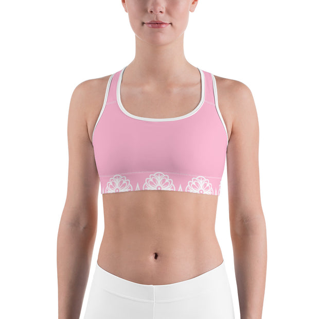 Pretty In Pink Sports Bra