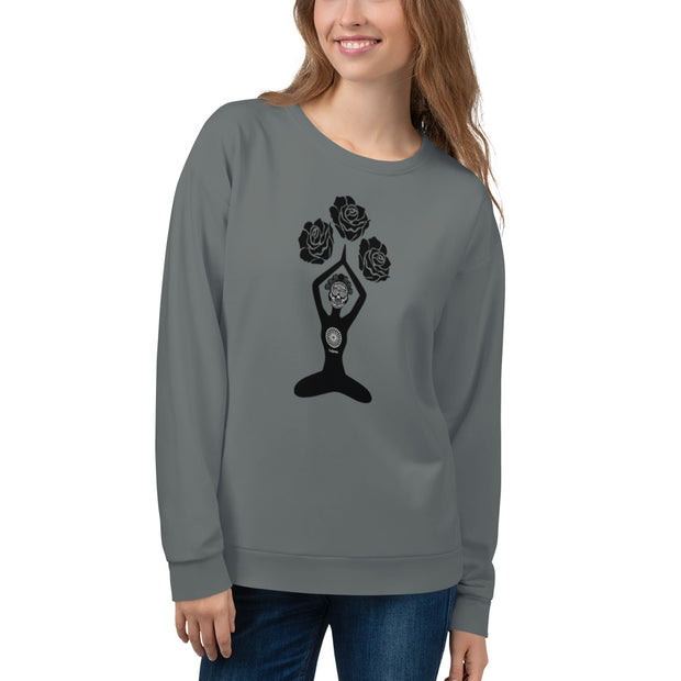 "Sugar Skull" Pullover Fitness Sweatshirt