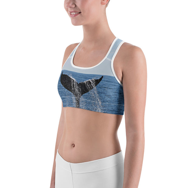 Save the Whales Sports Bra