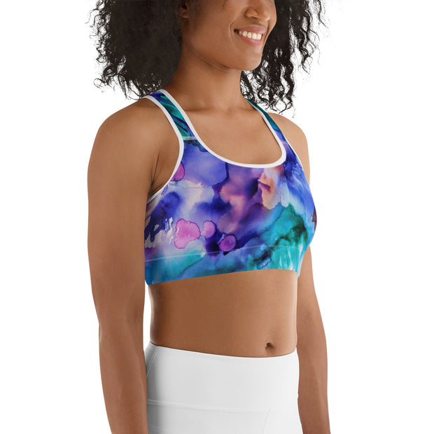 Bursting Canvas Sports Bra